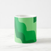 Gefälle der grünen Meereswellen Kaffeetasse (Mittel)