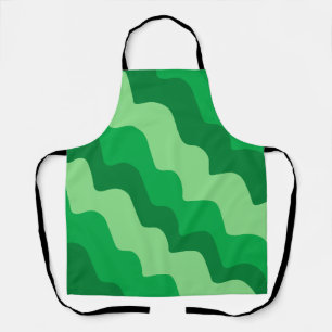 Gefälle der grünen Meereswellen Schürze