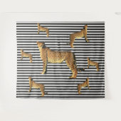 Gefälle und Streifen Wandteppich (Vorderseite (Horizontal))