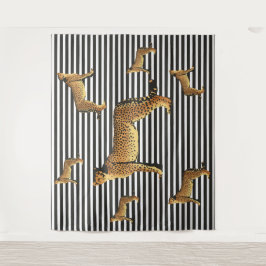 Gefälle und Streifen Wandteppich