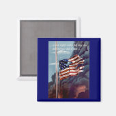 gefallen, aber nicht vergessen magnet (Vorderseite/Rückseite)