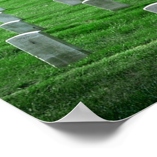 gefallen, aber nicht vergessen poster (Ecke)