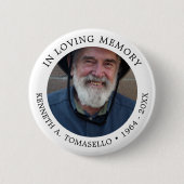 Gefallen an der klassischen Gedenkfeier Button (Vorderseite)