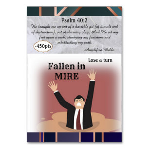 Gefallen an der "Mire Game Card" Tischnummer