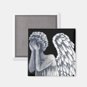 Gefallen, Angel Art Products Magnet (Vorderseite/Rückseite)