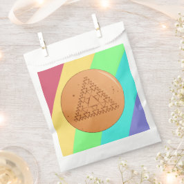 Gefallen Bag Rainbow Game Dalgona Multiple Triangl Geschenktütchen