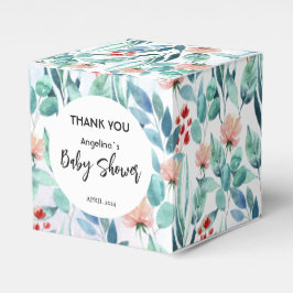 Gefallen Box für Babydusche mit niedlichem Design. Geschenkschachtel