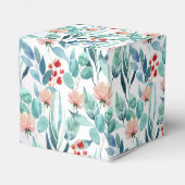 Gefallen Box für Babydusche mit niedlichem Design. Geschenkschachtel (Rückseite)