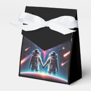 Gefallen-Box mit Weltraumgedenken - Astronauten in Geschenkschachtel
