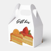 Gefallen Box Sandwich süß. Geschenkschachtel (Rückseite)