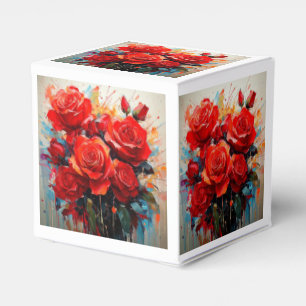 Gefallen-Box - The Red Roses Artwork Geschenkschachtel