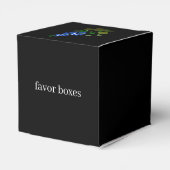 Gefallen-Boxen Geschenkschachtel (Rückseite)