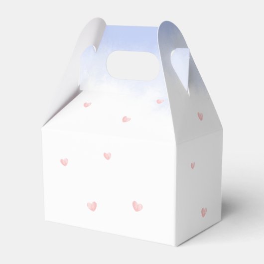 Gefallen Boxes Baby Dusche. Geschenkschachtel (Rückseite)