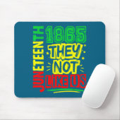 Gefallen Freiheit schwarze Geschichte Juneteenth 1 Mousepad (Mit Mouse)