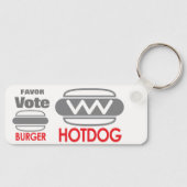 Gefallen für Abstimmung über Hotdog Schlüsselanhänger (Vorderseite)