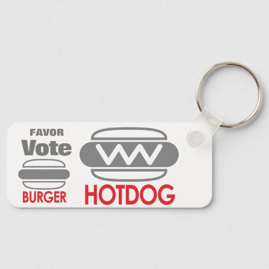Gefallen für Abstimmung über Hotdog Schlüsselanhänger (Vorderseite)