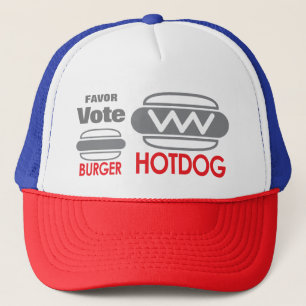 Gefallen für Abstimmung über Hotdog Truckerkappe