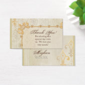 Gefallen Geschenkkarten - Fleur di Lys Damask 2 - (Schreibtisch)