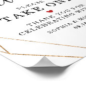 Gefallen Nehmen Sie bitte eine Burgundy Bouquet Go Poster (Ecke)