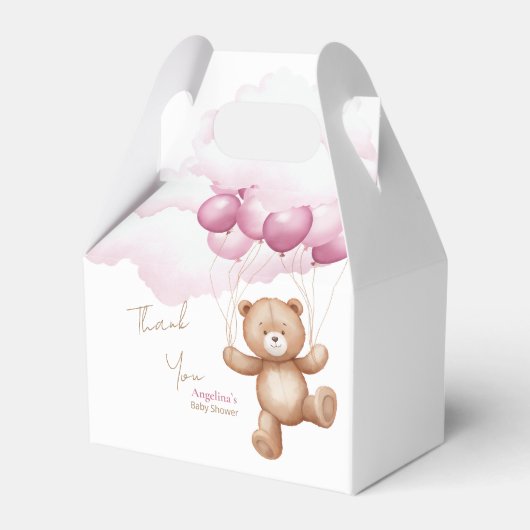 Gefallen sind die Boxen für die Babydusche. Geschenkschachtel (Vorderseite)