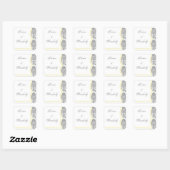 Gefallen Stickers Grau Yellow Damask Lace Print (Blatt)
