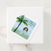 Gefallen Tag 1 Schultag Dunkle Haut Mädchen Geschenkanhänger (Beispiel)