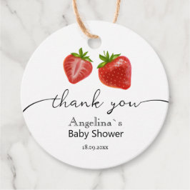 Gefallen Tags Danke Baby Dusche. Geschenkanhänger