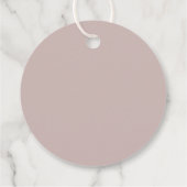 Gefallen Tags für ein Brautparty. Geschenkanhänger (Rückseite)