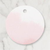 Gefallen Tags für ein Brautparty. Geschenkanhänger (Rückseite)