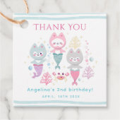 Gefallen Tags für Nautical-Geburtstagsfeier. Geschenkanhänger (Vorderseite)