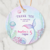 Gefallen Tags Nautical Thema Geburtstag. Geschenkanhänger (Vorderseite)