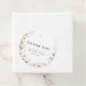 Gefallen Tags Wildblume Hochzeit . Geschenkanhänger (Beispiel)