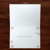 Gefallene Biene Danke Karte