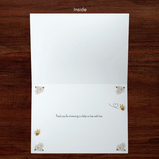 Gefallene Biene Danke Karte