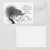 Gefallene Blätter Danke Karte (Vorne/Hinten)