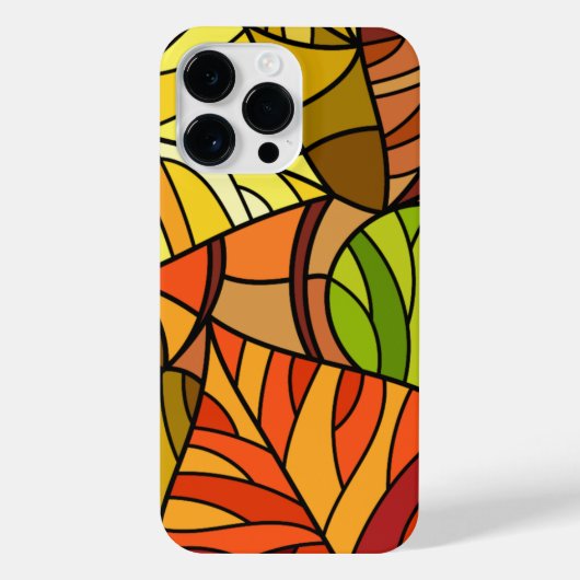 Gefallene Blätter iPhone Hülle (Rückseite)