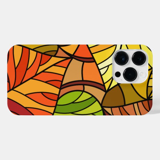 Gefallene Blätter iPhone Hülle (Rückseite (Horizontal))