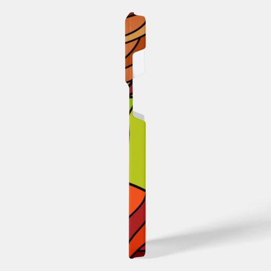 Gefallene Blätter iPhone Hülle (Linke Seite)