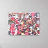 Gefallene Blätter Leinwanddruck (Vorderseite)