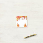 Gefallene Blätter Post-it Klebezettel (Auf Schreibtisch)