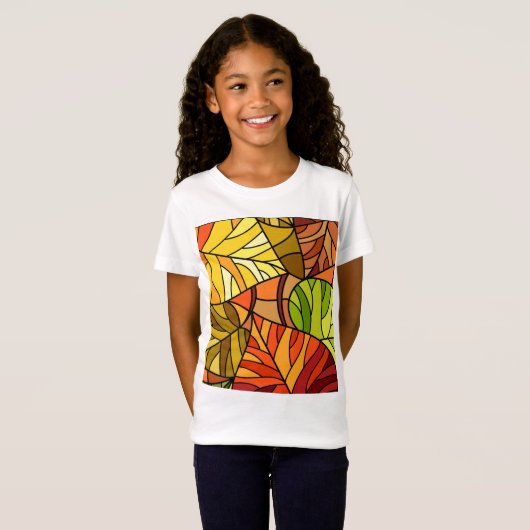 Gefallene Blätter T-Shirt (Vorne ganz)