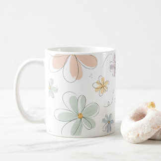 gefallene Blumen Tasse