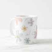 gefallene Blumen Tasse (Vorderseite Links)