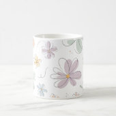 gefallene Blumen Tasse (Mittel)
