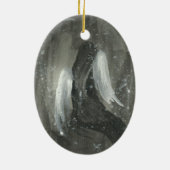 Gefallene Engelsverzierung Keramik Ornament (Hinten)