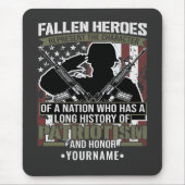 Gefallene Helden repräsentieren den Charakter eine Mousepad (Vorne)