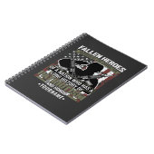 Gefallene Helden repräsentieren den Charakter eine Notizblock (Linke Seite)