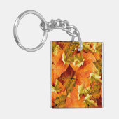 Gefallene Herbstleaves Schlüsselanhänger (Vorderseite links)