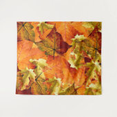 Gefallene Herbstleaves Wandteppich (Vorderseite (Horizontal))