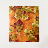 Gefallene Herbstleaves Wandteppich (Vorderseite)